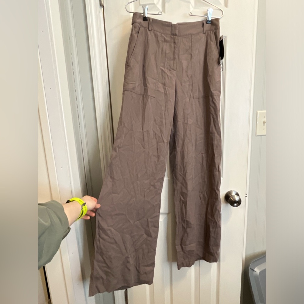 Stylish Brown Wide-Leg Pants by BCBGMaxazria